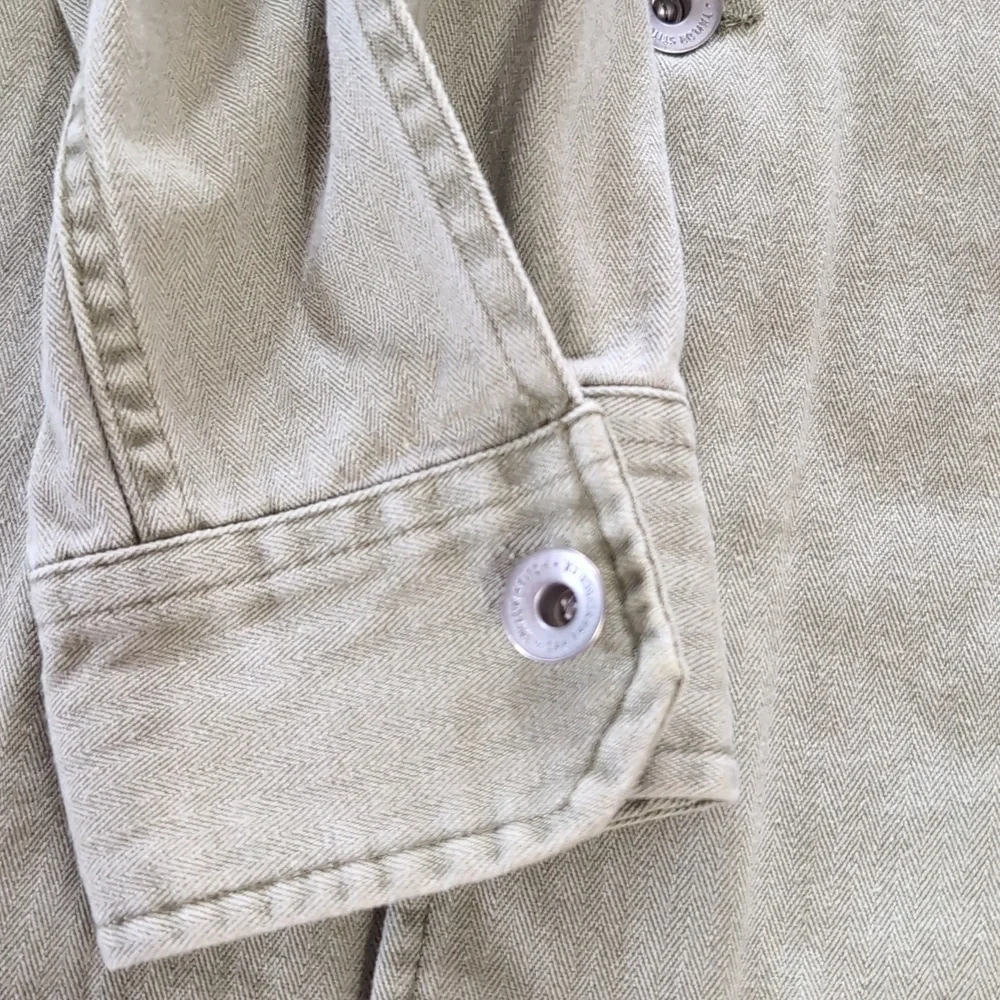 Taylor Stitch Olive Green Lightweight Shirt Jacket - Picture 8 of 10